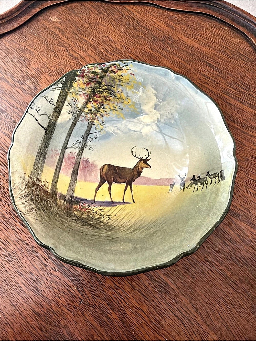 Royal Doulton Series Ware Deer Pattern Bowl D4844 Deer Pattern Bowl